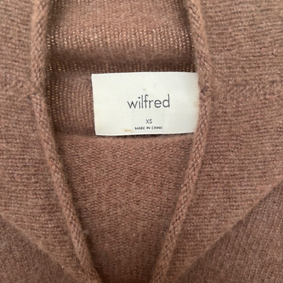 Aritzia Wildred Luxe 100% Cashmere Cyprie Sweater - Brown in Size XS - Picture 5 of 12